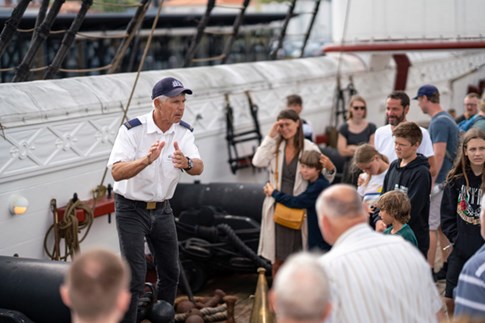 Guided tour on the Frigate Jylland