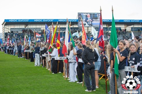 The opening ceremony at the Dana Cup
