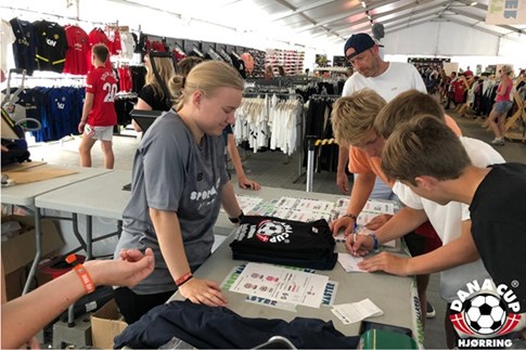 Merchandise at the Dana Cup 