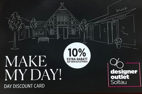 Day Discount Card Designer Outlet Soltau