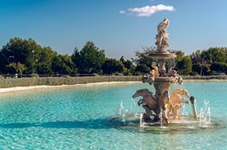 The Neptune springwater in Bateria Park, Torremolinos