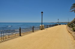 Footpath at Marbella Beach
