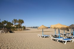 The beach in La Cala de Mijas