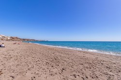 The beach in Los Boliches