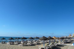 The beach in Los Boliches