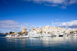 The marina in Puerto Banus