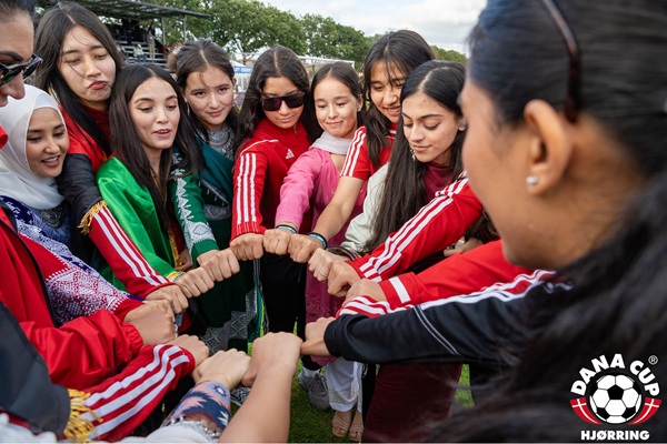The opening ceremony at the Dana Cup