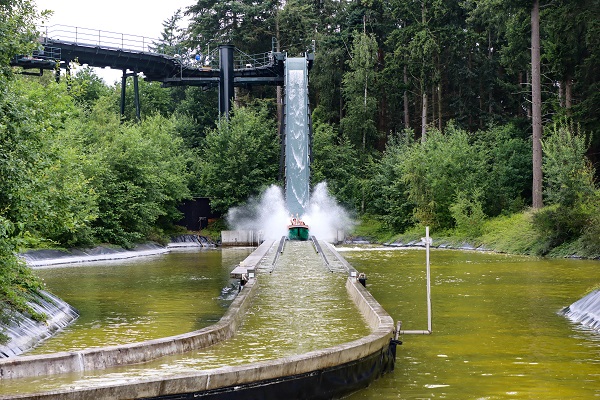 water slide in Knuthenborg Safaripark