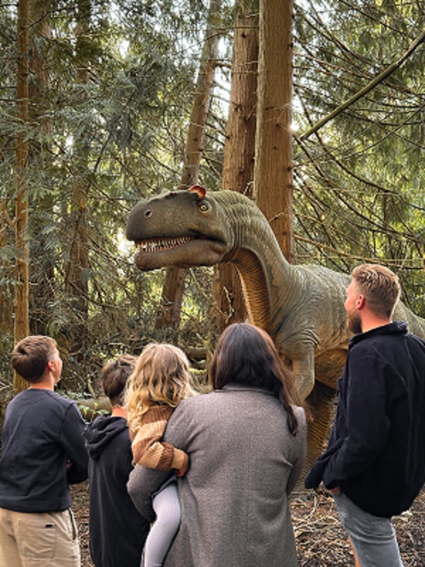 Dinosaur forest in Knuthenborg Safaripark
