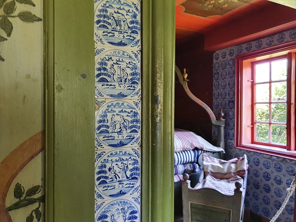 Dutch tiles in the Sea Captain's House on Rømø