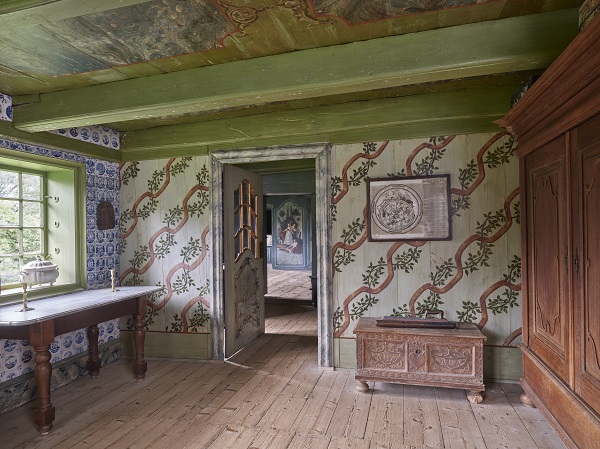 The beautiful interior of the Sea Captain's House on Rømø