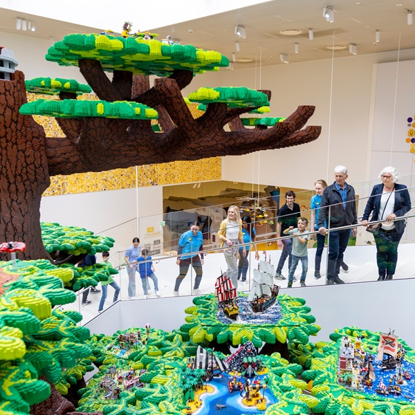 The iconic Tree of Creativity in the LEGO® House