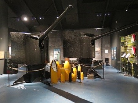 The exhibition at the Sea War Museum Jutland